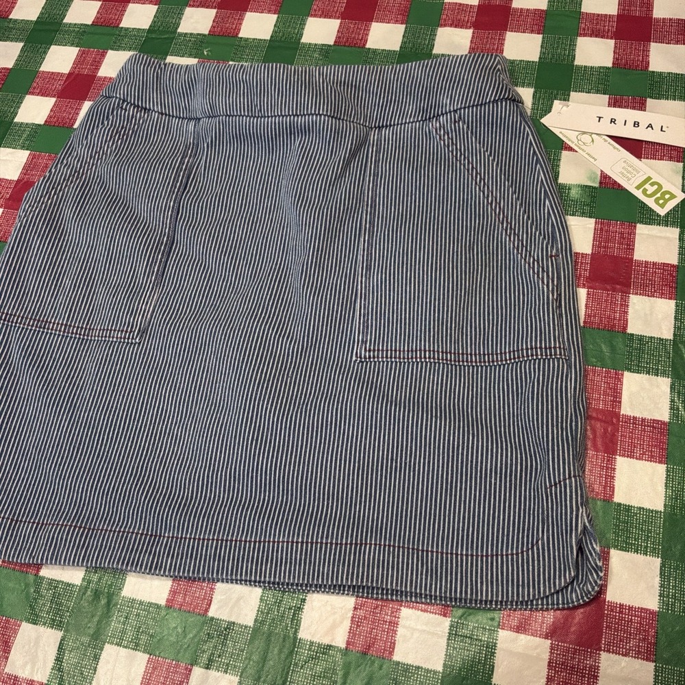 Better Cotton Initiative Railroad Stripe Tribal Skort Women's